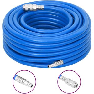 vidaXL Luftschlauch Blau 0,7"" 5 m PVC