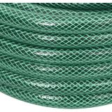 vidaXL Tuinslang met koppelingsset 0,6'' 10 m PVC groen