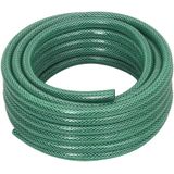 vidaXL Tuinslang met koppelingsset 0,6'' 20 m PVC groen