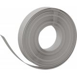 vidaXL Tuinrand 10 m 10 cm polyetheen grijs