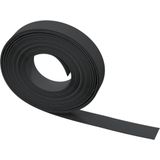 vidaXL Tuinbegrenzing 10 m 10 cm polyetheen zwart