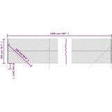 Maschendrahtzaun Grün 2x10 m Vidaxl