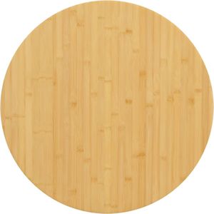 vidaXL Tafelblad Ø 90x1,5 cm bamboe