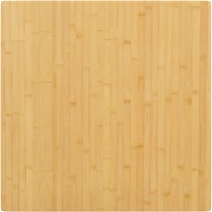 vidaXL Tischplatte 80x80x2,5 cm Bambus