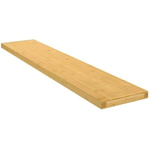 vidaXL - Wandschap - Bamboe - 100x20x4 cm