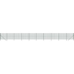vidaXL-Draadgaashek-2x25-m-gegalvaniseerd-staal-groen