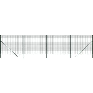 vidaXL-Draadgaashek-1,6x10-m-gegalvaniseerd-staal-groen