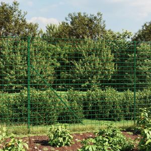 vidaXL - Draadgaashek - 1,6x10 - m - gegalvaniseerd - staal - groen