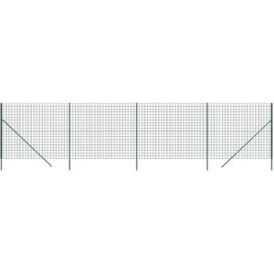 vidaXL-Draadgaashek-1,8x10-m-gegalvaniseerd-staal-groen