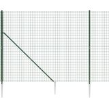 vidaXL Draadgaashek met grondankers 1,8x10 m groen