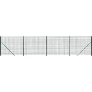 vidaXL Draadgaashek met flens 1,8x10 m groen