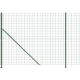 vidaXL Draadgaashek met flens 1,6x25 m groen