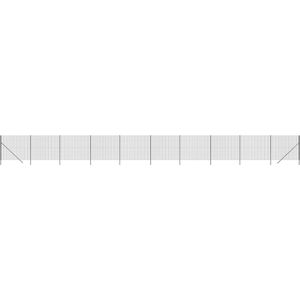 vidaXL Draadgaashek 2,2x25 m gegalvaniseerd staal antracietkleur