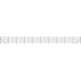 vidaXL Draadgaashek 1,8x25 m gegalvaniseerd staal antracietkleurig