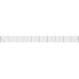 vidaXL - Draadgaashek - met - flens - 1,8x25 - m - antracietkleurig
