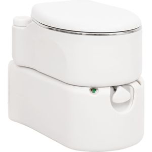 BLIKA Opgewaardeerd draagbaar toilet voor kamperen, 350 lbs gewichtscapaciteit draagbaar campingtoilet, opvouwbaar toilet, roestvrij staal draagbaar toilet met zachte stoel, draagbaar toilet reizen