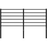 VidaXL Hoofdbord Metaal Zwart 135 cm