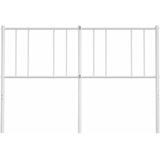 Kopfteil Metall Weiß 160 cm Vidaxl
