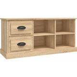 VidaXL-Tv-meubel-102x35,5x47,5-cm-bewerkt-hout-sonoma-eikenkleurig