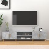 vidaXL-Tv-meubel-180x31,5x40-cm-bewerkt-hout-betongrijs