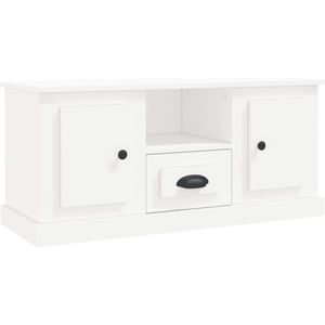 vidaXL-Tv-meubel-100x35,5x45-cm-bewerkt-hout-wit