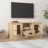 VidaXL Tv-meubel 100x35,5x45 cm - Bewerkt Hout - Sonoma Eikenkleurig