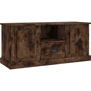 vidaXL-Tv-meubel-100x35,5x45-cm-bewerkt-hout-gerookt-eikenkleurig