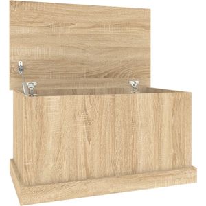 Opbergbox - Sonoma Eiken - Bewerkt Hout