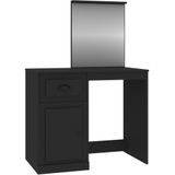 VidaXL-Kaptafel-met-spiegel-90x50x132,5-cm-bewerkt-hout-zwart
