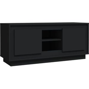 VidaXL-Tv-meubel-102x35x45-cm-bewerkt-hout-zwart