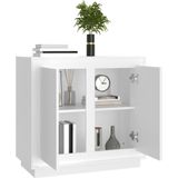 vidaXL Sideboard Weiß 80x34x75 cm Holzwerkstoff