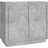 Sideboard Betongrau 80x34x75 cm Holzwerkstoff Vidaxl