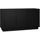 vidaXL Dressoir 102x35x55 cm bewerkt hout zwart