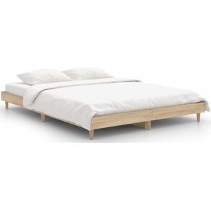 vidaXL-Bedframe-bewerkt-hout-sonoma-eikenkleurig-90x190-cm