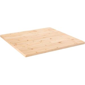 vidaXL Tischplatte 70x70x2,5 cm Massivholz Kiefer Quadratisch