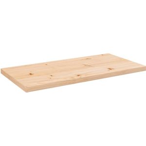 vidaXL Tischplatte 80x40x2,5 cm Massivholz Kiefer Rechteckig