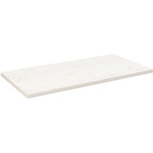 vidaXL-Tafelblad-rechthoekig-100x60x2,5-cm-massief-grenenhout-wit