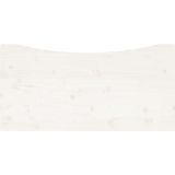 vidaXL - Bureaublad - Wit - Massief Grenenhout - 100x60x2,5 cm