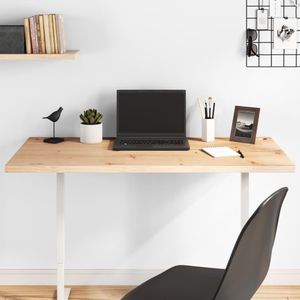 vidaXL Bureaublad 100x60x2,5 cm massief grenenhout