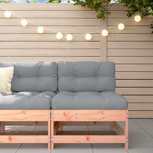 Mittelsofa mit Kissen Massivholz Douglasie Vidaxl