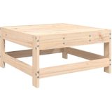 vidaXL Gartenhocker mit Kissen Massivholz Kiefer