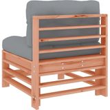 Mittelsofa mit Kissen Massivholz Douglasie vidaXL
