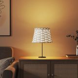 vidaXL - Lampenkap - Ø20x15 - cm - wicker - wit