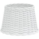 vidaXL - Lampenkap - Wit - Ø40x26 cm - Wicker