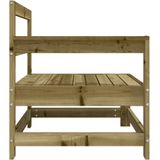 vidaXL Garten-Ecksofas 2 Stk. Kiefernholz Imprägniert