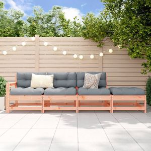 4-tlg. Garten-Lounge-Set Massivholz Douglasie Vidaxl