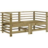 vidaXL - Tuinhoekbanken - 2 - st - geïmpregneerd - grenenhout