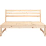Garten-Mittelsofa 120x80 cm Massivholz Kiefer Vidaxl