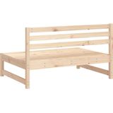 Garten-Mittelsofa 120x80 cm Massivholz Kiefer Vidaxl