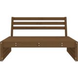 Garten-Mittelsofa Honigbraun 120x80 cm Massivholz Kiefer Vidaxl